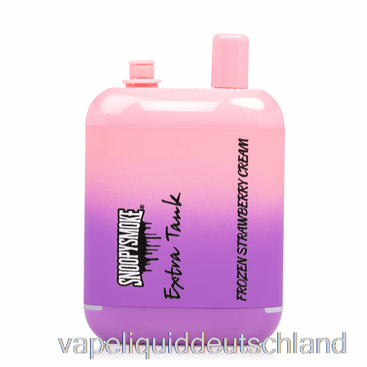 Snoopy Smoke Extra Tank 2 15000 Einweg-Vape Mit Gefrorener Erdbeercreme, Deutschland